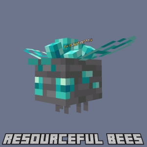 Resourceful Bees - пчелы для производства ресурсов [1.19.2] [1.16.5] [1.15.2]