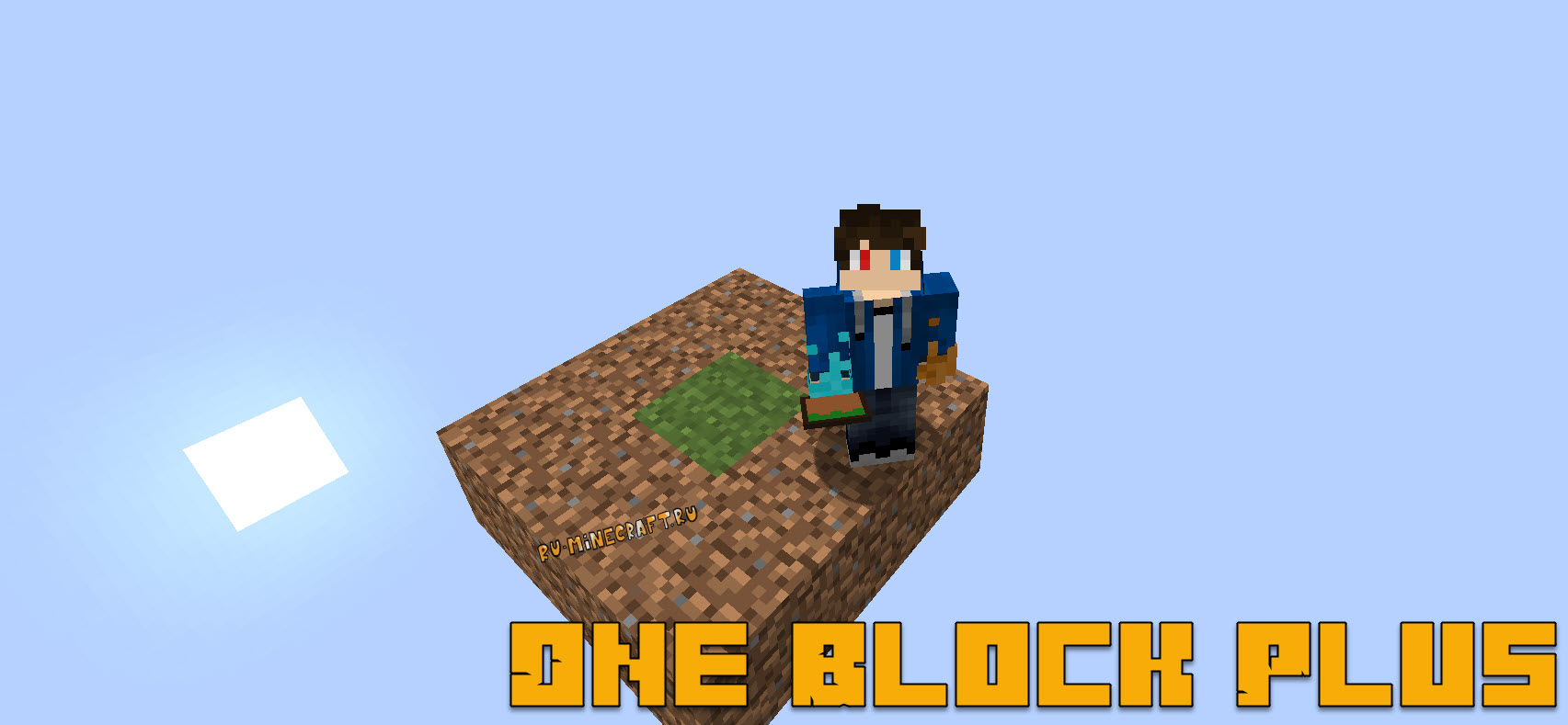 One Block Plus - Мод В Стиле Карты 1 Блок [1.17.1] [1.16.5] [1.15.