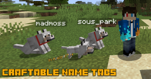 Craftable Name Tags -   [1.21.10] [1.21.8] [1.21.5] [1.20.6] [1.19.4] [1.16.5] [1.15.2] [1.12.2] [1.11.2] [1.10.2] [1.8.9]