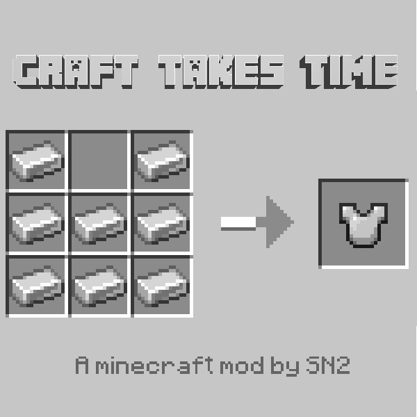 Craft Takes Time - крафт требует время [1.16.5] [1.12.2]