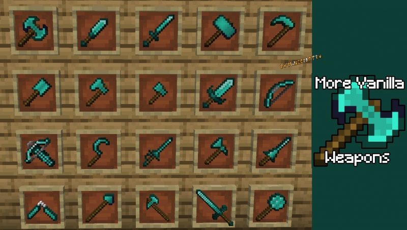 MoreVanillaWeapons -        [1.21] [1.20.6] [1.19.4] [1.16.5] [1.15.2]