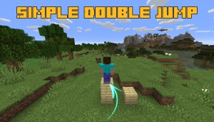 Simple Double Jump - простой двойной прыжок [1.16.5] [1.15.2]