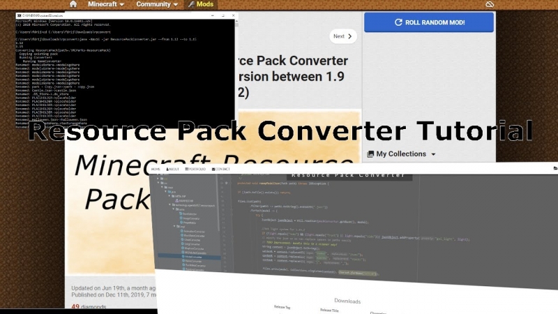 Resource Pack Converter - конвертер текстур и ресурс паков [1.19.1 - 1.7.10]