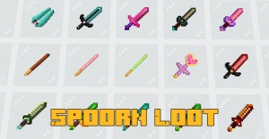 Spoorn Loot - рандомное РПГ оружие [1.16.5]