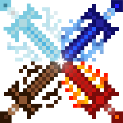 Four Elemental Swords - меч огня, земли, воды, воздуха, бога [1.18.1] [1.17.1] [1.16.5]