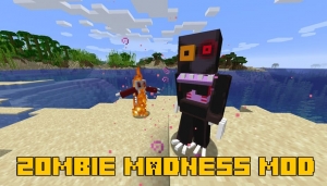 zombie madness mod - куча новых зомби для майнкрафта [1.16.5]