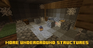 More underground structures - больше видов подземных структур [1.20.1] [1.19.4] [1.18.2] [1.17.1] [1.16.5] [1.15.2]