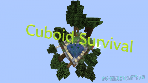 Cuboid Survival - выживание на кубах [1.16.5]