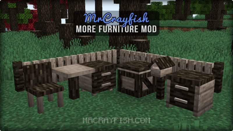 MrCrayfish's More Furniture Mod - дополнение к моду на мебель и фурнитуру [1.16.5]