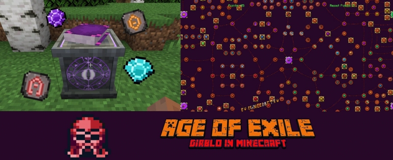 Age of Exile - глобальный магический RGP мод [1.16.5]