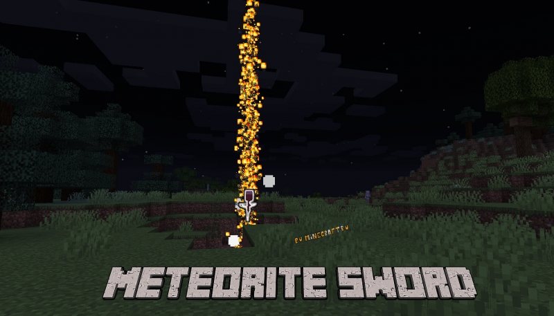 Meteorite Sword - метеоритный супер-меч [1.16.5] [Датапак]