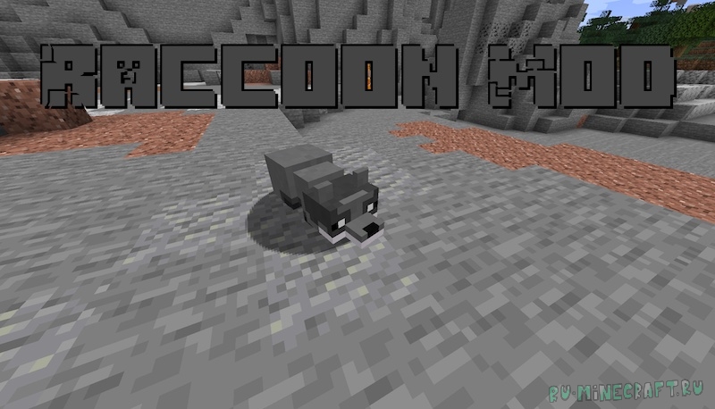 Raccoon Mod - енот [1.17.1]
