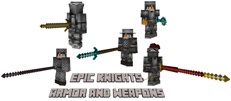 Epic Knights: Shields, Armor and Weapons - рыцарская броня и оружие [1.19.1] [1.18.2] [1.17.1] [1.16.5] [1.12.2]