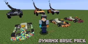 Dynamx Basic Pack - пак с реалистичными машинами [1.12.2]