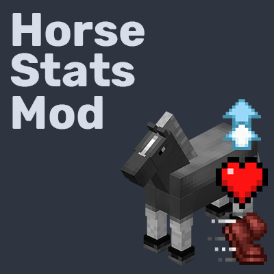 Horse Statistics - характеристики лошади [1.19] [1.18.2] [1.17.1] [1.16.5] [1.15.2]