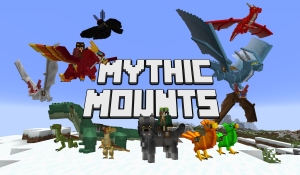 Mythic Mounts - драконы, грифоны, волки для приручения и перемещения [1.20.1] [1.19.2] [1.18.2] [1.17.1] [1.16.5]