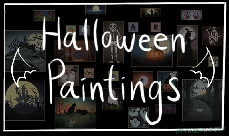 Halloween Paintings! - картины для хеллуина [1.17.1] [32x]