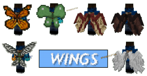 Wings - крылья для полётов [1.16.5] [1.12.2]