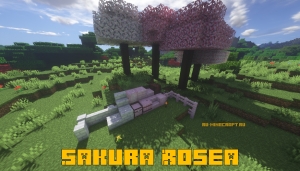 Sakura Rosea - деревья сакуры и предметы из них [1.16.5] [1.15.2]