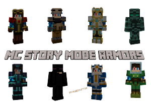 MC Story Mode Armors -     [1.19.3] [1.18.2] [1.17.1] [1.16.5]