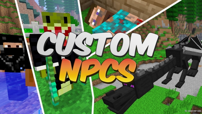 Custom NPCs Reborn - мод на НПС [1.16.5]