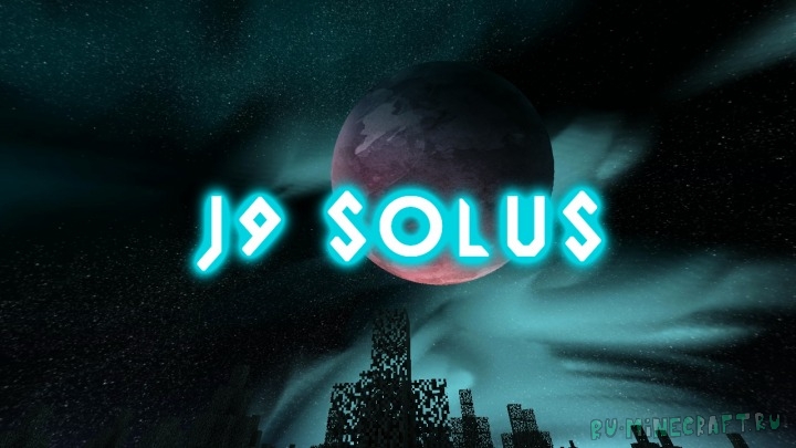 J9 SOLUS - фантастичное кастомное небо [1.18.1] [4096x]