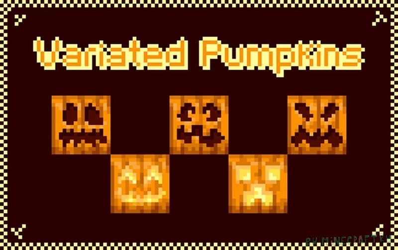 Variated Pumpkins - разнообразные тыквы [1.18.1] [16x]