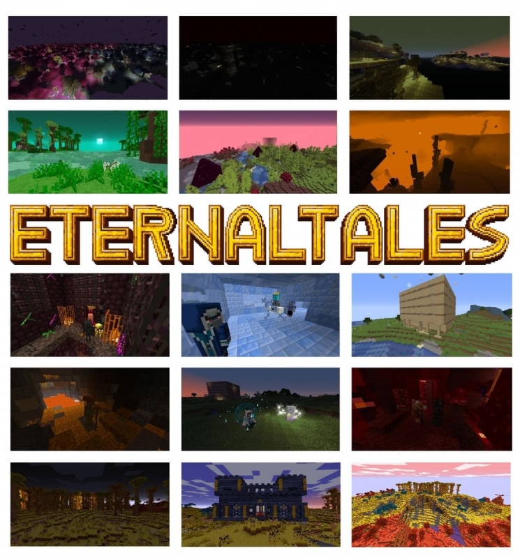 Eternal Tales - сюжет, миры, боссы, короли и боги, система навыков, магия [1.18.2] [1.17.1] [1.16.5] [1.15.2]