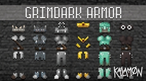 Kal's Grimdark Armor - много брони в стиле дарк фэнтези [1.19.4] [1.18.2] [16x]