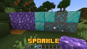 Sparkle - частицы у руд и блоков [1.18.2]