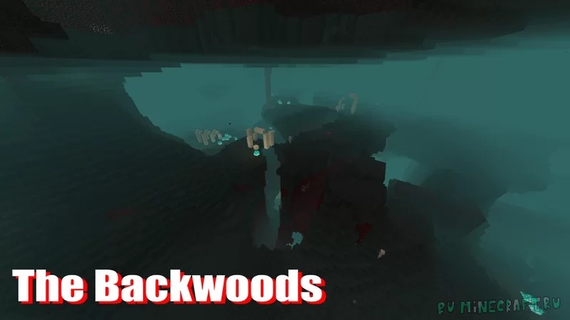 The Backwoods - темный ресурспак [1.18.2] [32x]