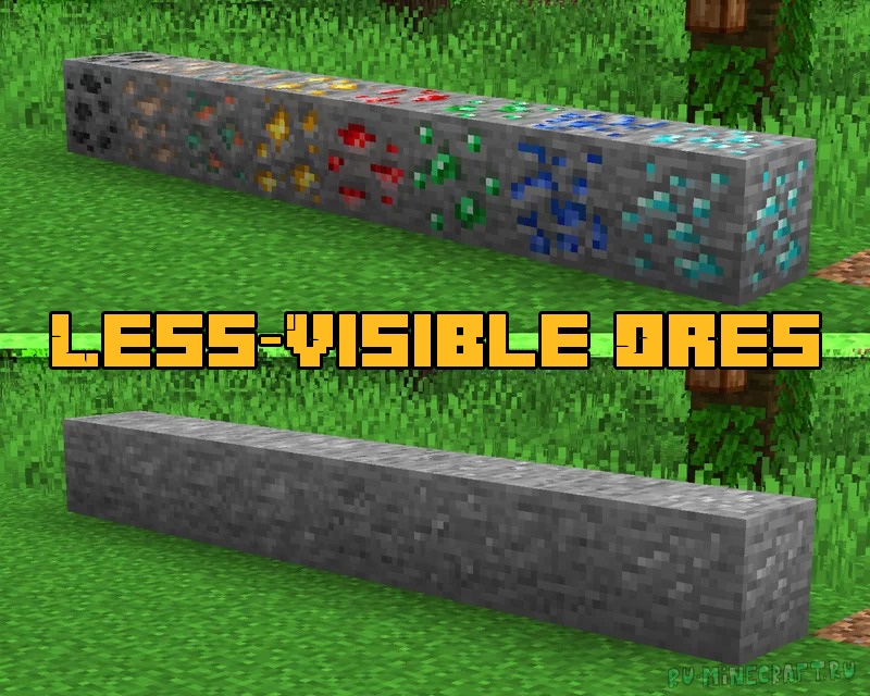 Less-Visible Ores - менее заметные руды [1.18.2]