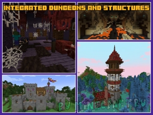 Integrated Dungeons and Structures - отличные структуры и данжи [1.19.2] [1.18.2] [1.16.5]
