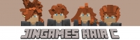 JinGames Hair C - прически игрока, волосы [1.18.2] [1.17.1] [1.12.2]