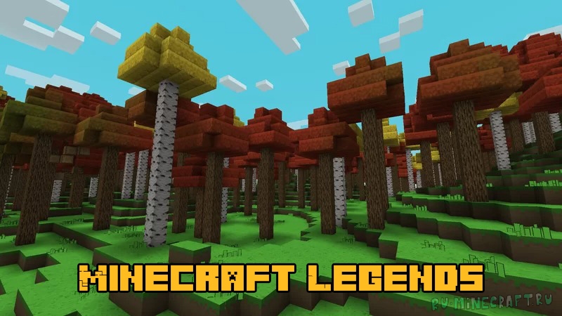 Minecraft Legends - мультяшные яркие текстуры [1.19] [16x]