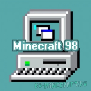 Minecraft 98 - меню в стиле Windows 98 [1.19] [1.8.9] [16x]