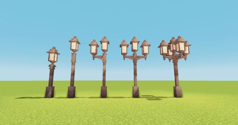 Custom Lanterns - уличные фонари [1.19] [16x] » Скачать Текстуры для .