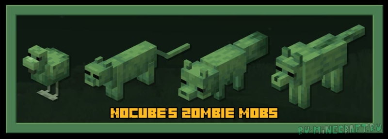 NoCube's Zombie Mobs - хардкорные мобы [1.19.2] [1.18.2]