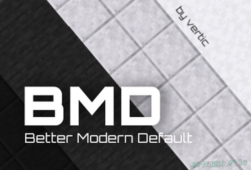 Better Modern Default - модный современный вид блоков [1.19.1] [16x]
