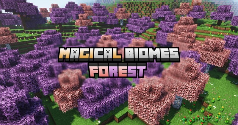 Magical biomes: Forests - красивый лес [1.19.2] [1.16.5] [1.15.2] [16x]
