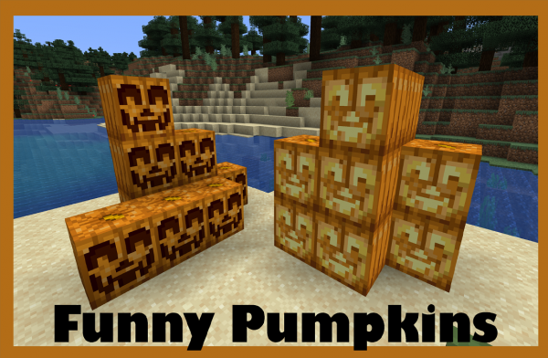 Funny Pumpkins - весёлые тыквы [1.16.5] [1.12.2] 