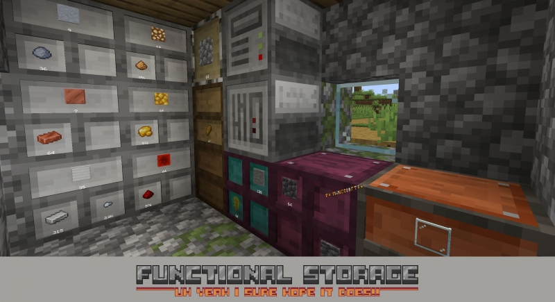 Functional Storage - функциональные хранилища [1.20.1] [1.19.2] [1.18.2]