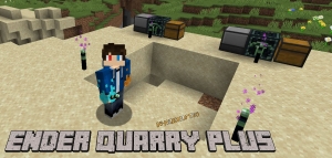 Ender Quarry Plus - ������ ��� �������������� ������ �������� [1.18.2] [1.16.5]