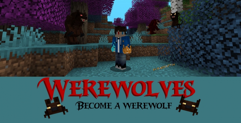 Werewolves - Become a Beast - стань оборотнем [1.20.1] [1.19.4] [1.18.2] [1.16.5]