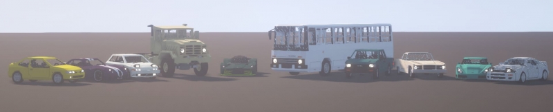 Sphase Vehicle Mashup Pack - разные машины, спорткары, автобус, грузовик [1.12.2]