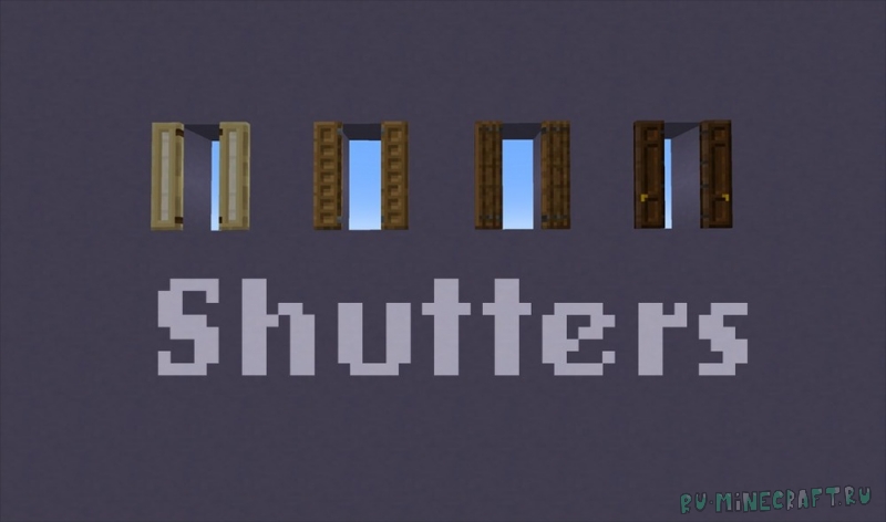 The New Shutters - ставни для окон [1.18.2]