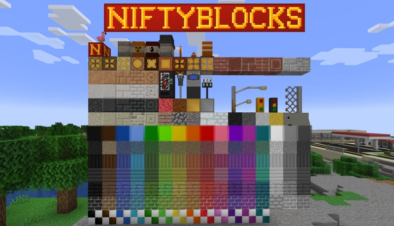 NiftyBlocks - блоки, декор [1.20.2] [1.19.4] [1.18.2] [1.15.2] [1.12.2] [1.7.10]