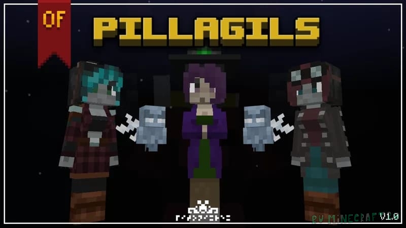 Pillagirls - девушки-разбойники [1.19.4] [1.18.2] [1.17.1] [1.16.5] [16x]