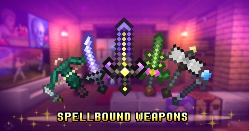 Spellbound Weapons - новое оружие с эффектами [1.20.2] [1.19.4] [1.18.2]