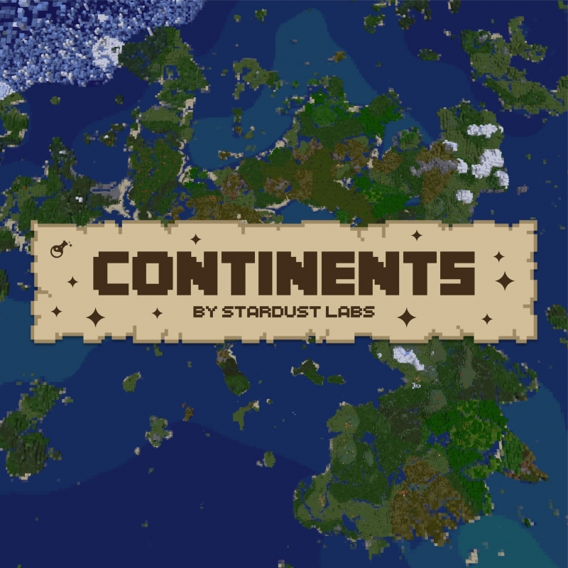 Continents - континенты, большие острова [1.20.2] [1.19.4] [1.18.2]